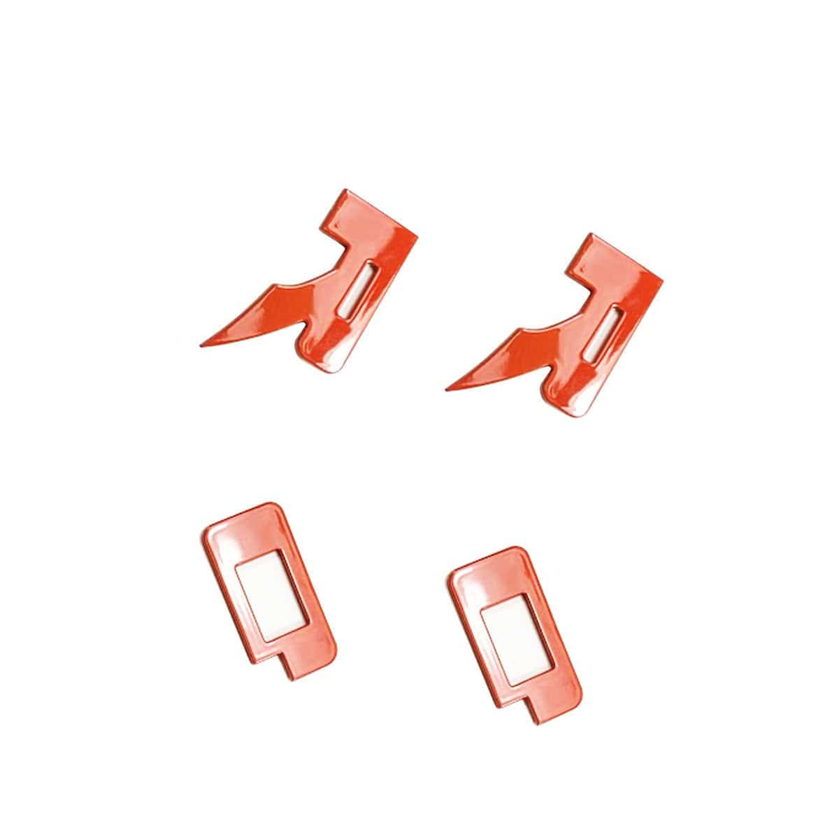 ABS Emblem Hood Inserts Letters Pair (fits 22-26 Ford Bronco Raptor) AMP