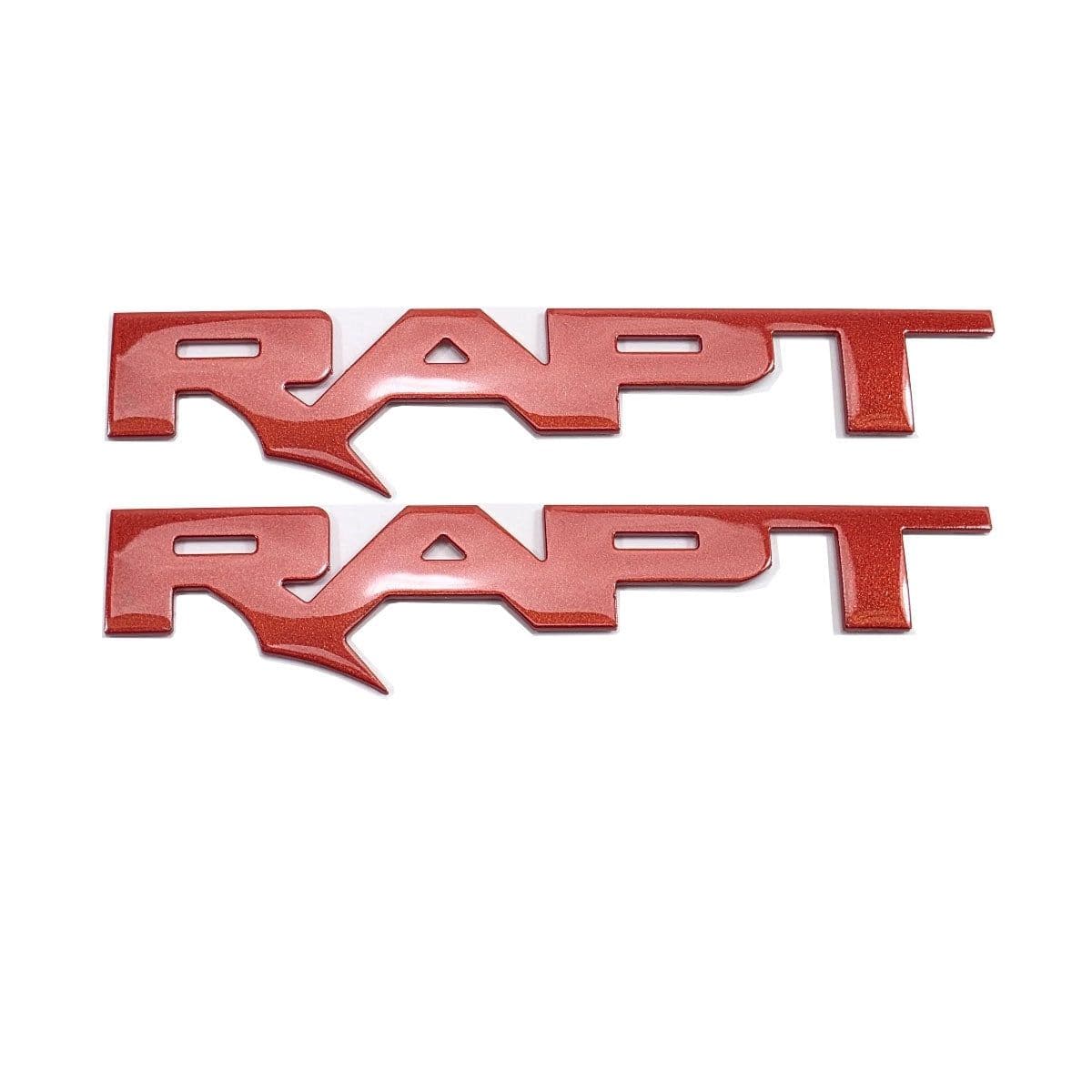 ABS Emblem Hood Inserts Letters Pair (fits 22-26 Ford Bronco Raptor) AMP