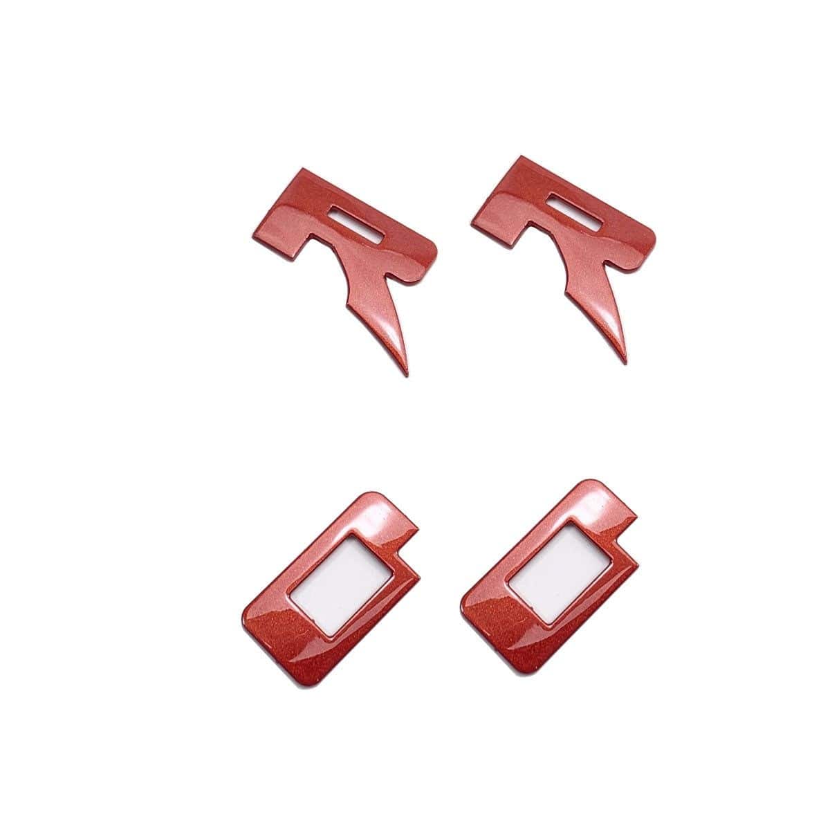 ABS Emblem Hood Inserts Letters Pair (fits 22-26 Ford Bronco Raptor) AMP