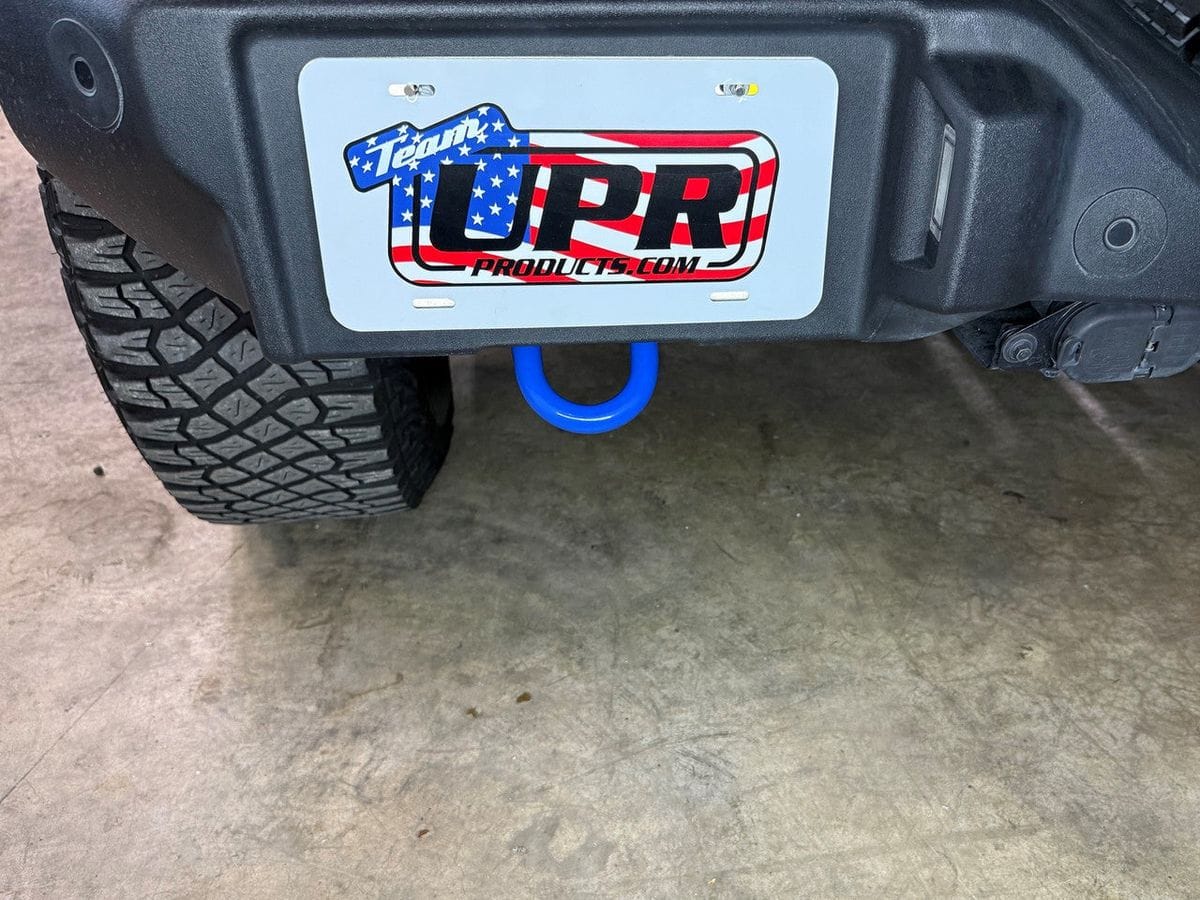 Rear Tow Hook UPR Red Blue Orange (fits 21-26 Ford Bronco) UPR