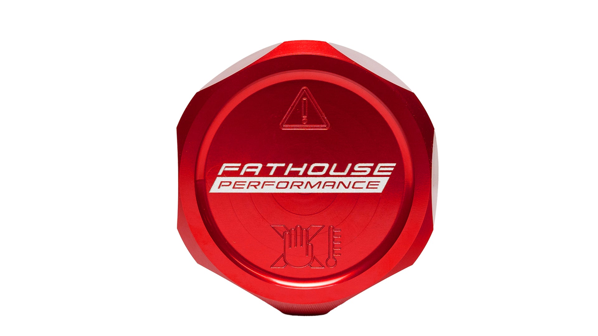FP Billet Coolant Cap - Red