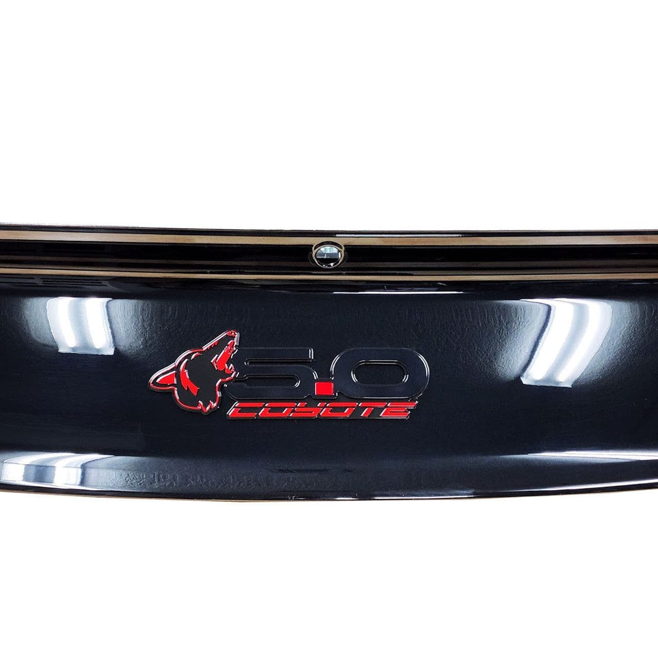 Howling Coyote Head Rear Deck Lid Emblem (fits 15-23 Mustangs & F150) VA 2-296-717