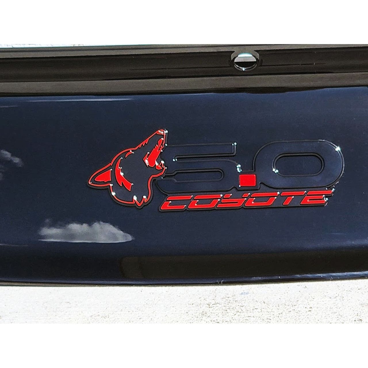Howling Coyote Head Rear Deck Lid Emblem (fits 15-23 Mustangs & F150) VA 2-296-717