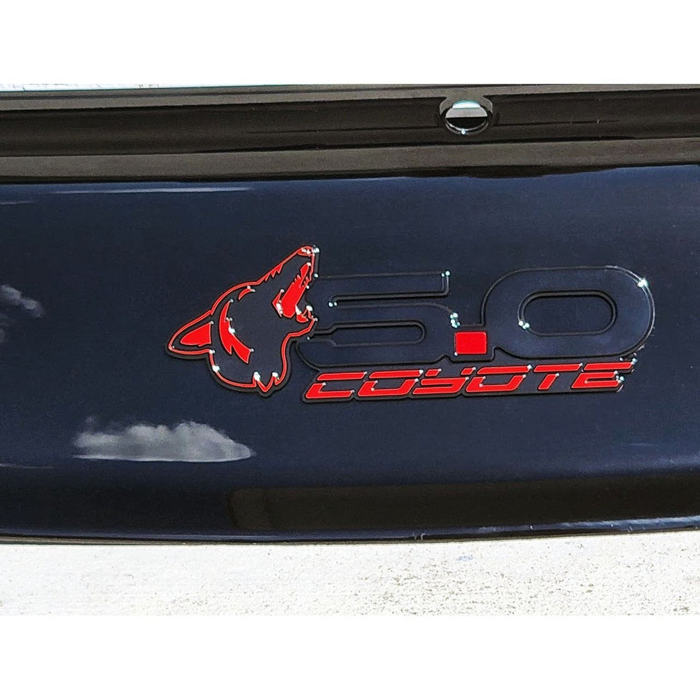 Howling Coyote Head Rear Deck Lid Emblem (fits 15-23 Mustangs & F150) VA 2-296-717
