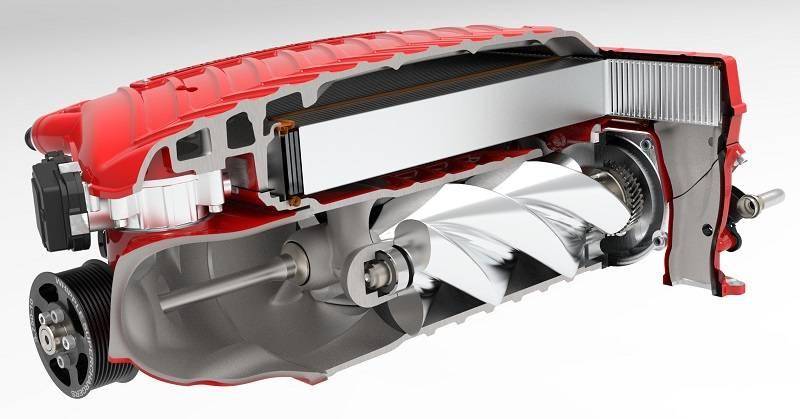 Whipple Hellcat Stage 2 Competition Supercharger - installed