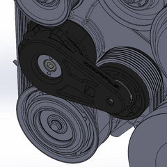 Whipple Belt Tensioner - installed