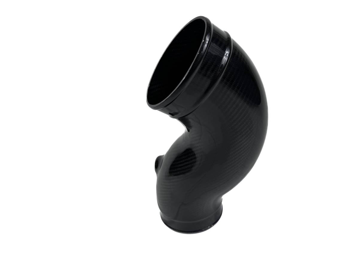 Whipple Carbon Fiber Air Inlet Tube - installed