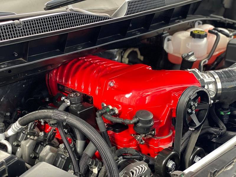 Whipple GM Truck L87 Supercharger - angle