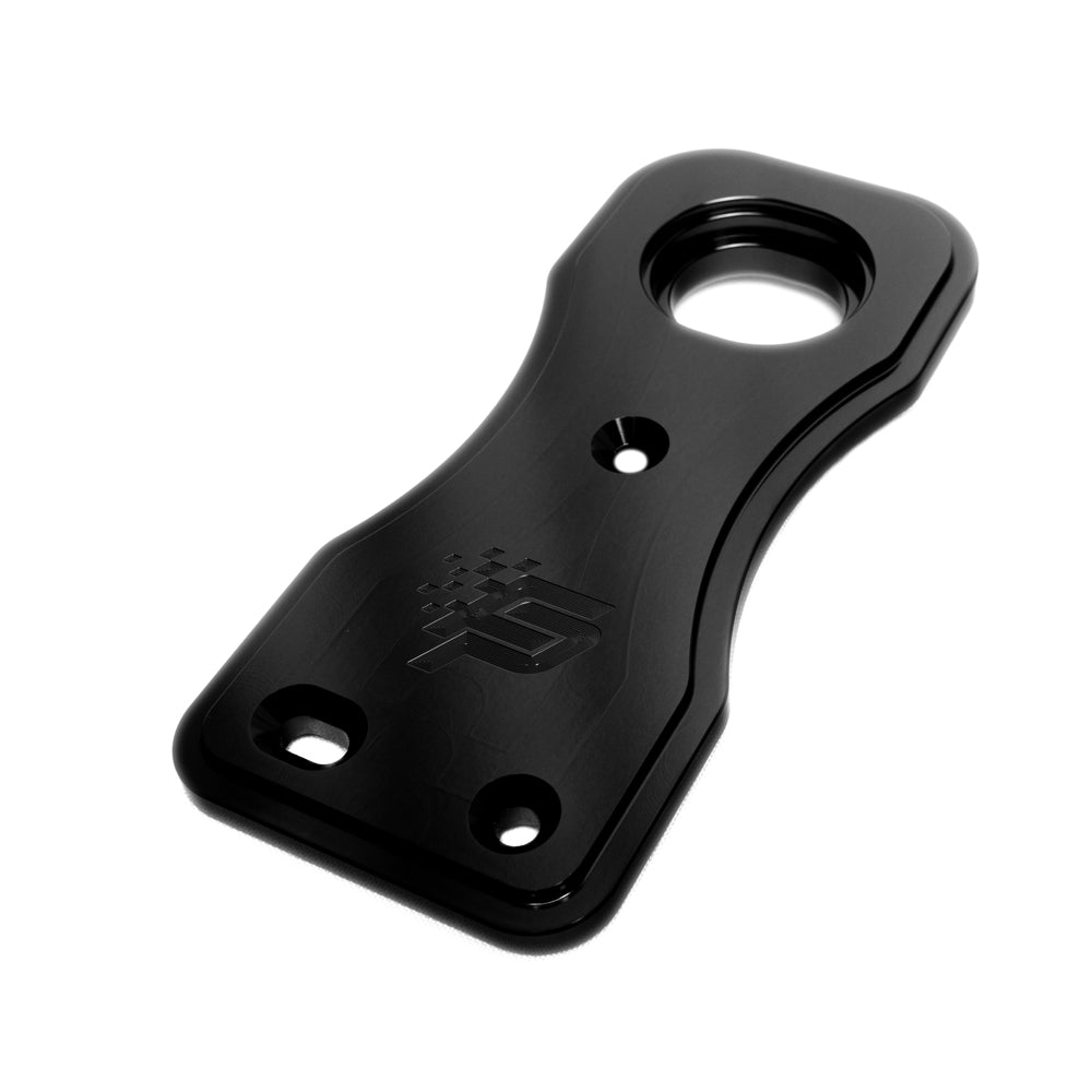 S550 Mustang Billet Radiator Brackets - Ghosted Logo