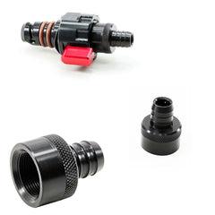 UPR QT Oil Drain Valve Barb Fitting (fits Ford Mustang F150 Raptor Edge Explorer Bronco)
