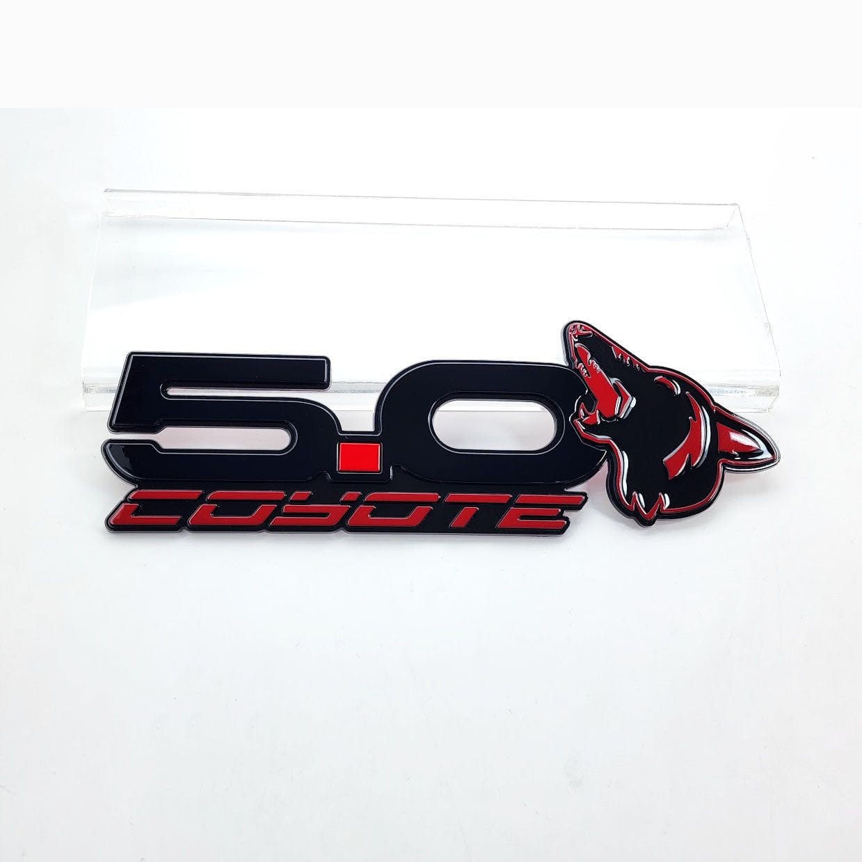 Howling Coyote Head Rear Deck Lid Emblem (fits 15-23 Mustangs & F150) VA 2-296-717