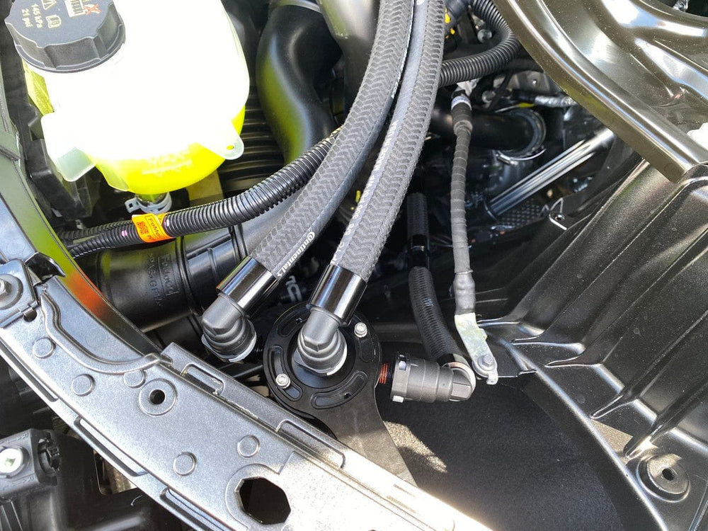 Plug N Play™ Dual Valve Oil Catch Can with ECSS (fits 20-26 Explorer ST Ecoboost 3.0) UPR