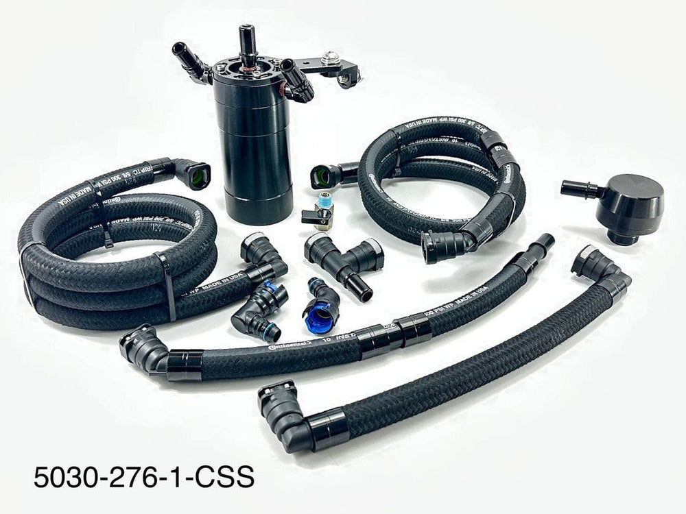 Plug n Play™ Dual Valve Oil Catch Can w/ CSS (fits 21-25 F150 3.5L Ecoboost incl Raptor & 22-24 Expedition 3.5L) UPR