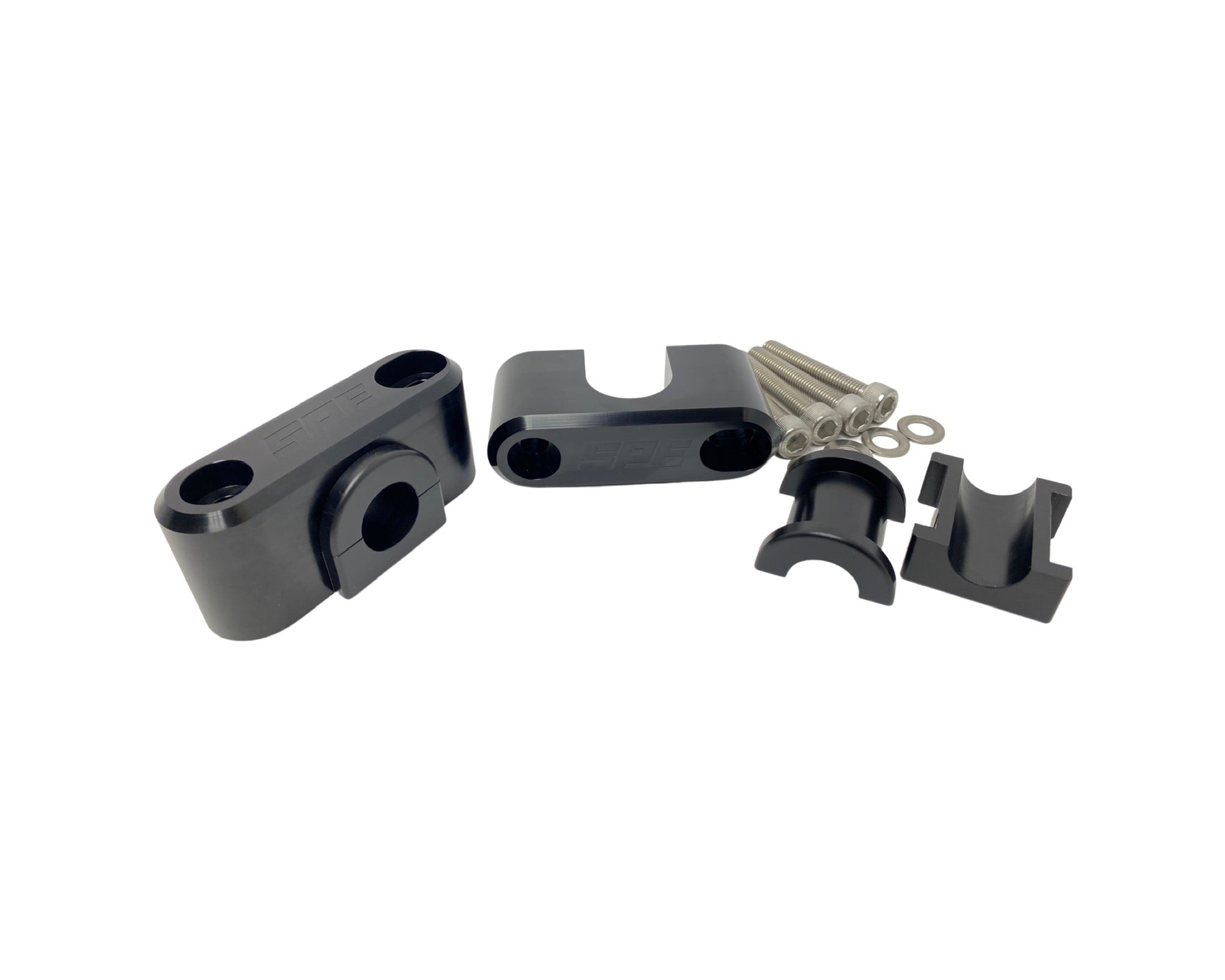 SPE Motorsport Mustang Sway Bar Mount and Bushing Kit close-up