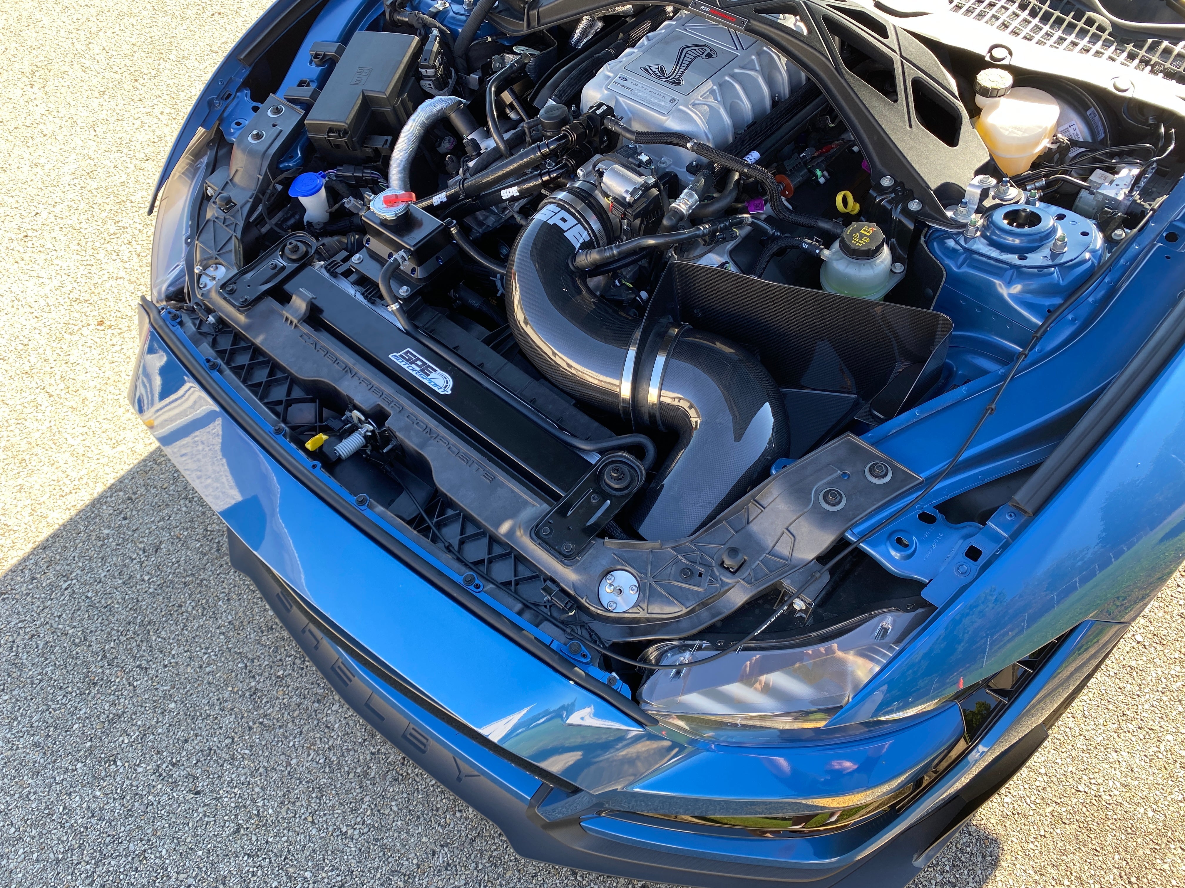 SPE Carbon Fiber Track Tube for GT500 - installed
