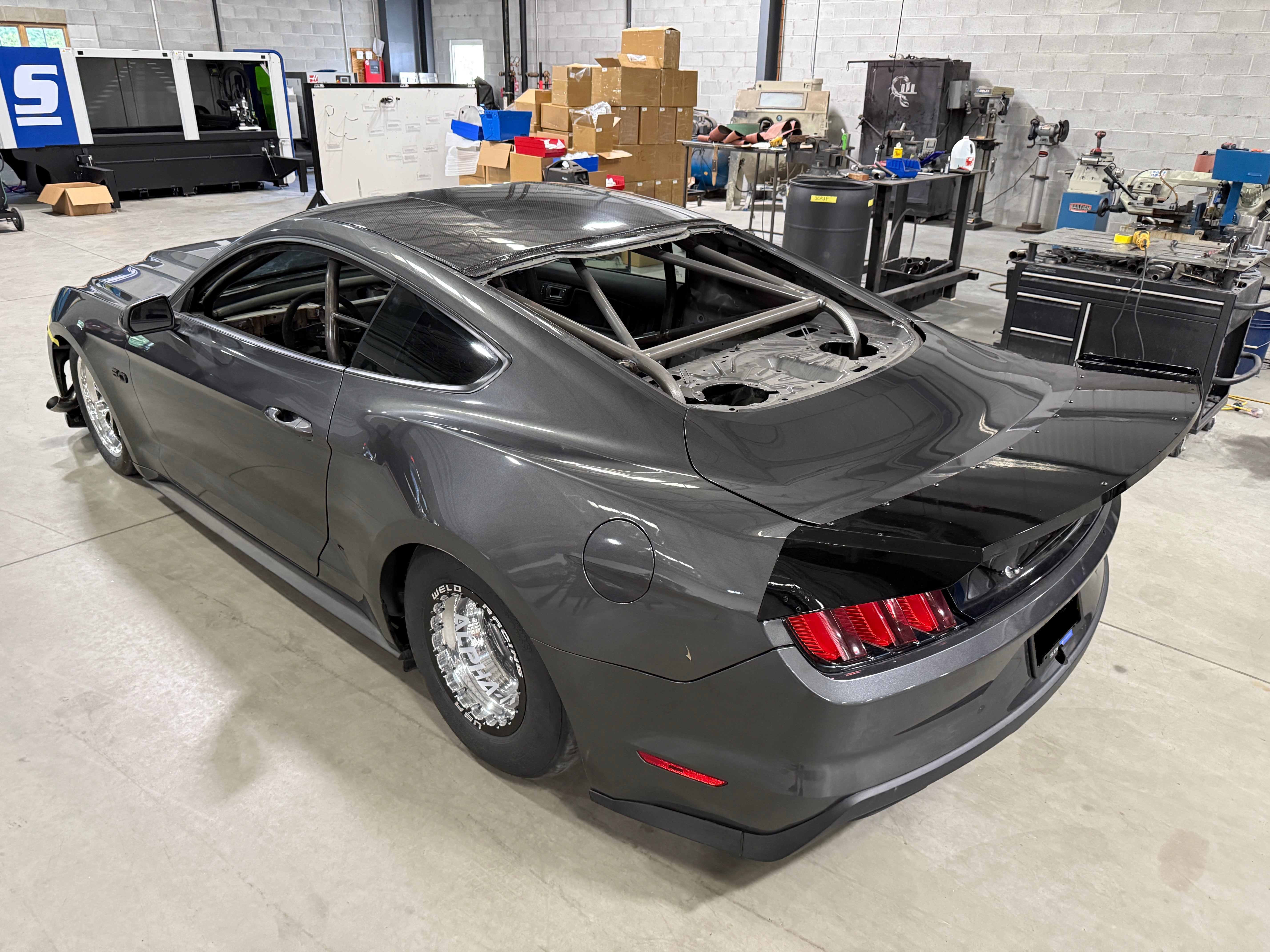 SPE Motorsport S550 S650 Solid Axle Conversion Kit installed