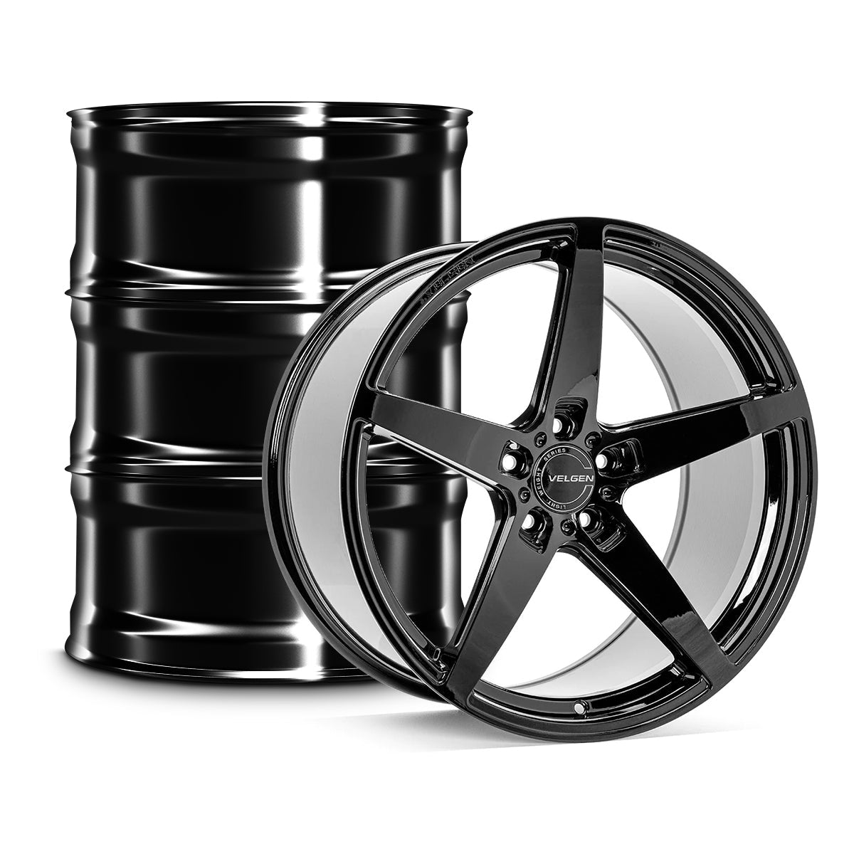 Velgen Gloss Black Classic5 V2 20" 2015-2023 Mustang