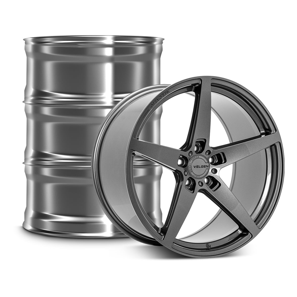 Velgen Gloss Gunmetal Classic5 V2 20" 2015-2023 Mustang