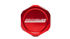 Fathouse Performance Billet Oil Cap Red Gen 1 Coyote Voodoo