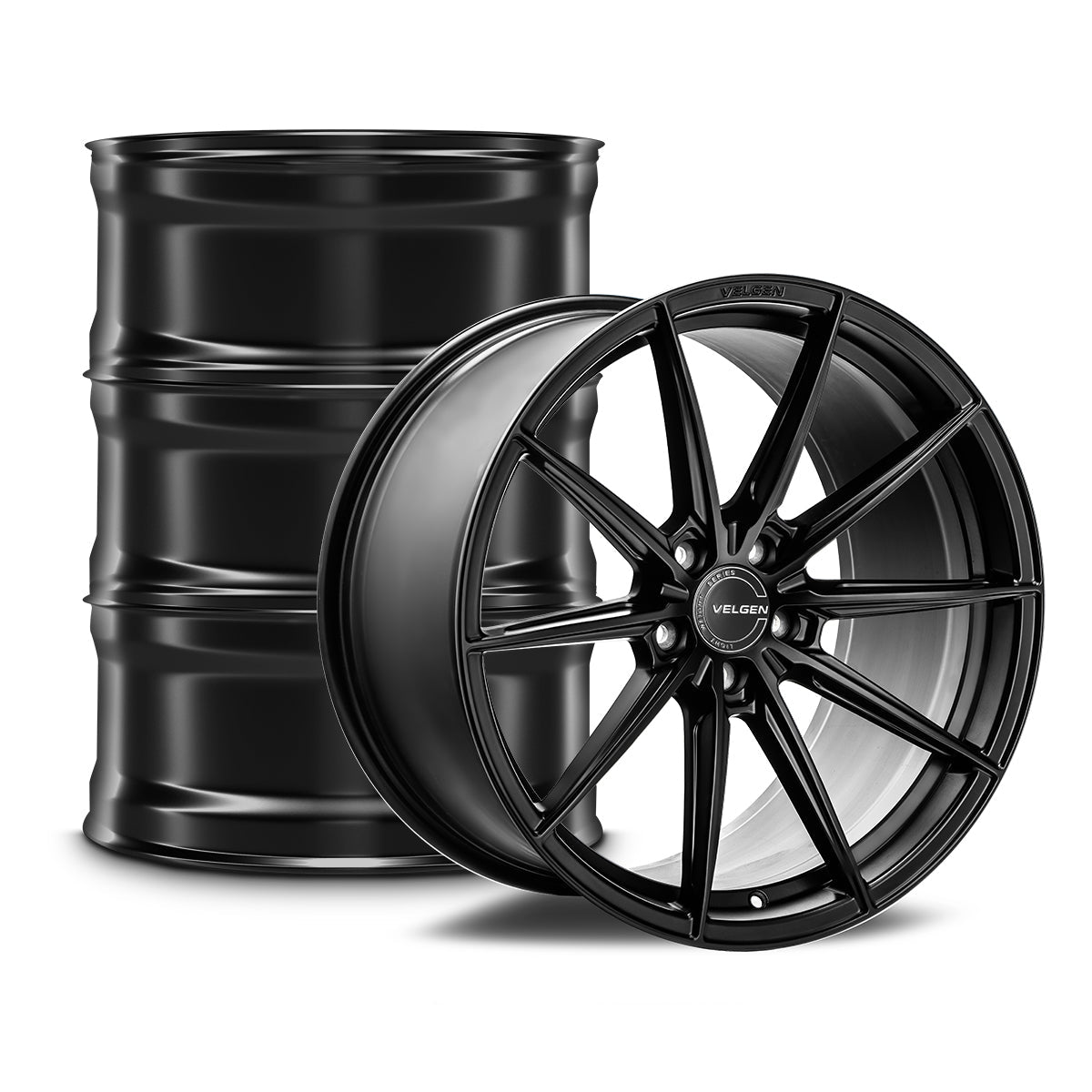 Velgen Satin Black Lightweight Series VF10 20" 2015-2023 Mustang