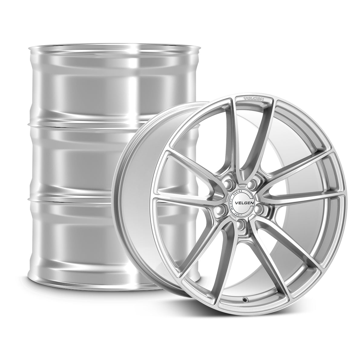 Velgen Gloss Silver Lightweight Series VF5 20" 2015-2023 Mustang