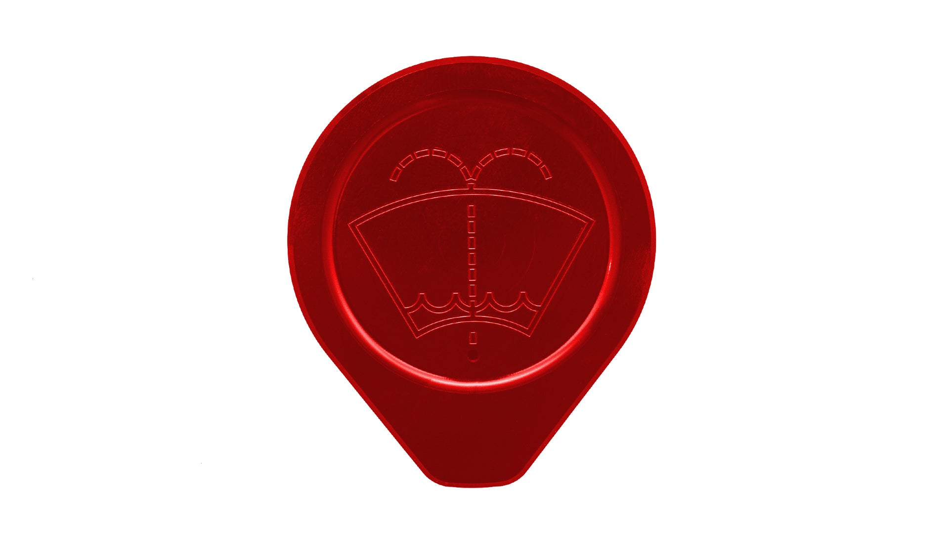 Billet Washer Reservoir Cap Red
