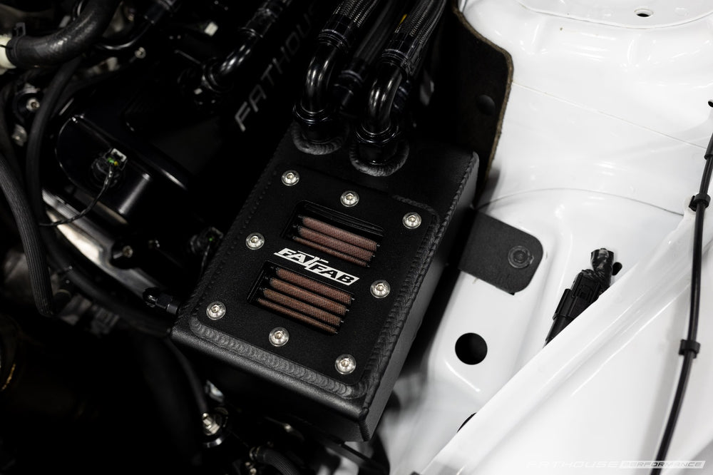 S550 Extreme Race Catch Can installed