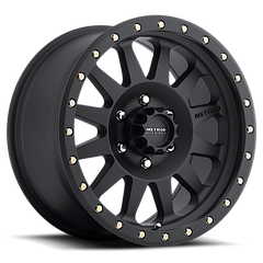 Aluminum Wheels 15x8 Double Standard MR304 Bolt Pattern 6 On 139.7 Offset -24 Lip Size 3.5 Matte Black MB Method