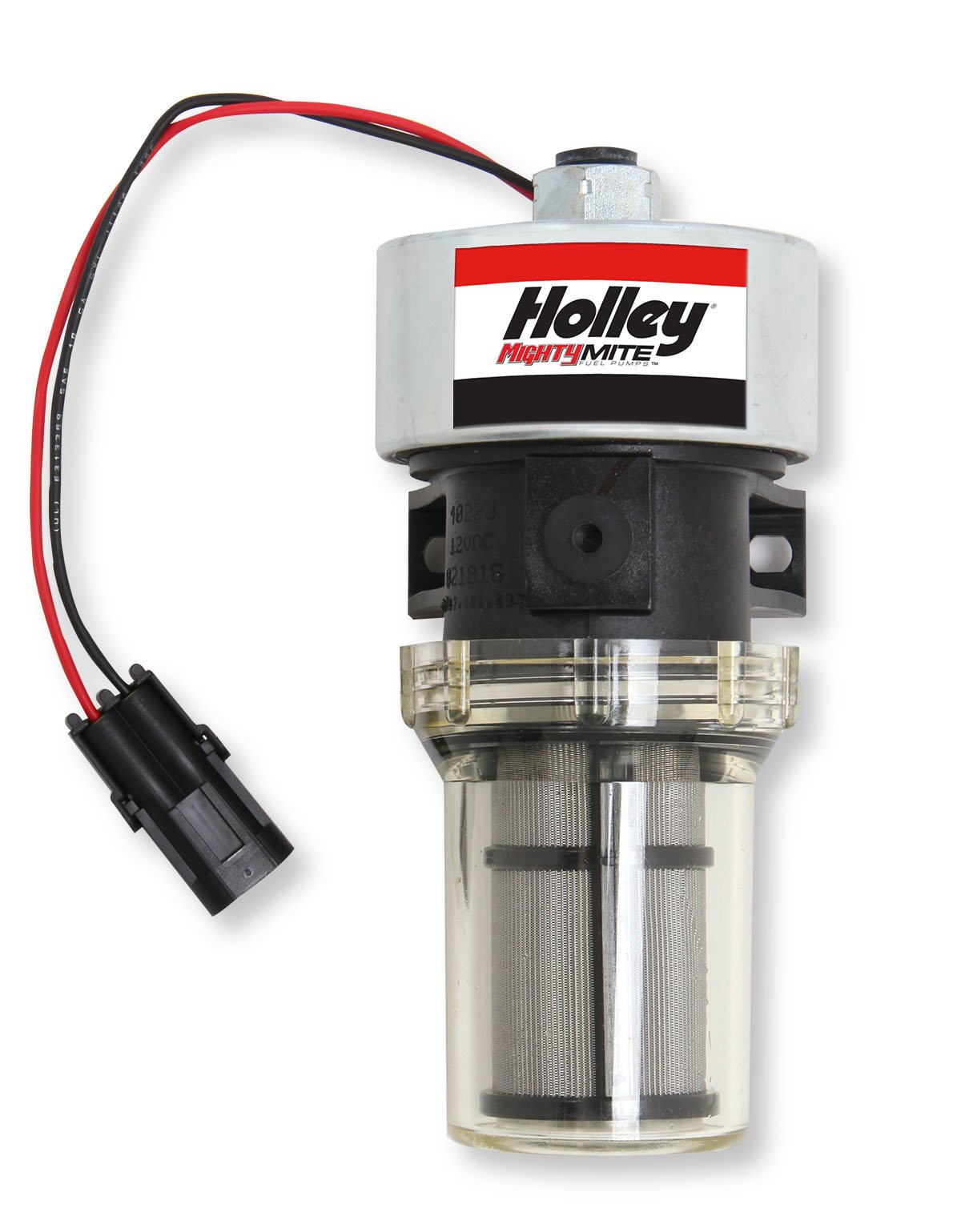 33 GPH Mighty MITE Electric Fuel Pump, 9-11.5 PSI Industrial, OTR Trucking, Construction, and Agricultural Applications Compatible with All Fuels and Fuel Additives Holley