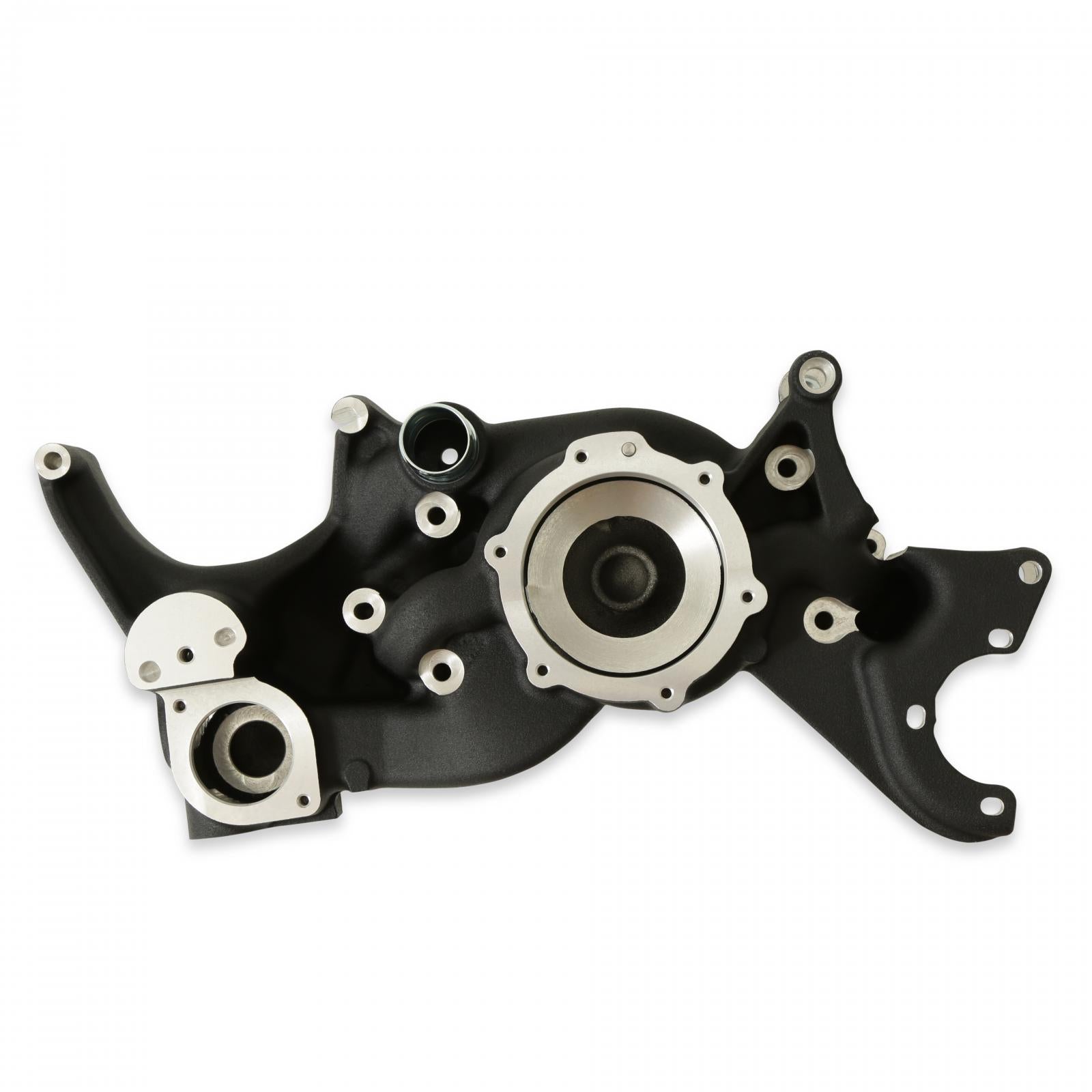 LS Cooling Manifold Black Mid-Mount Accessory Drive Holley