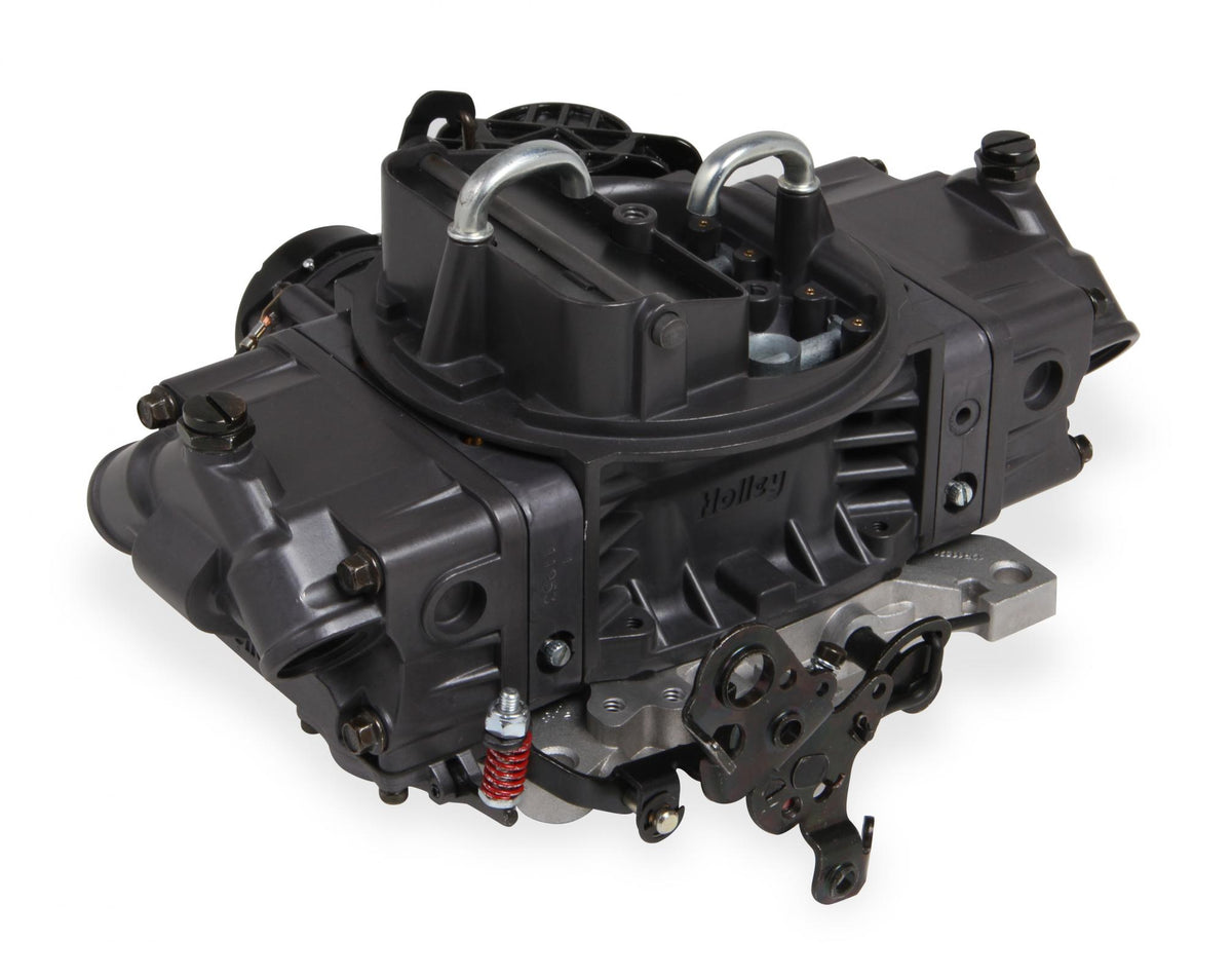 Aluminum Marine Avenger Carburetor 670 CFM 4150 Vacuum Secondaries Hard Core Gray Gasoline Holley