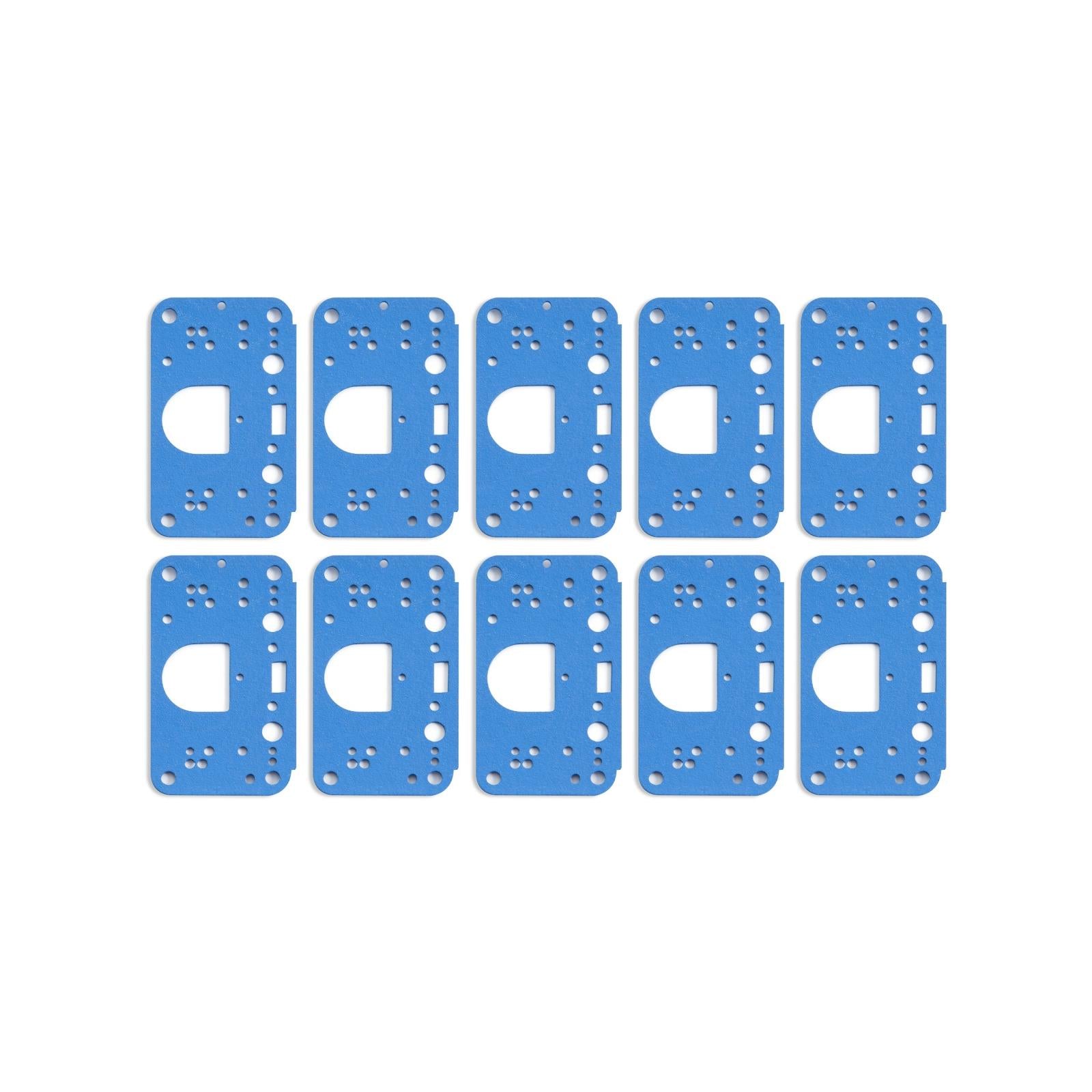 Dominator 3 Circuit Metering Block Gasket 10-PK Metering Block Gaskets 3 Circuit 10-PK Holley