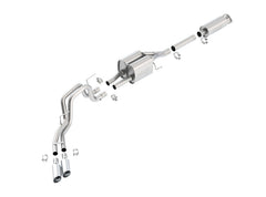 Borla 10-12 Ford F-150 Raptor 6.2L V8 2/4WD AT Touring SS Catback Exhaust - additional view 2