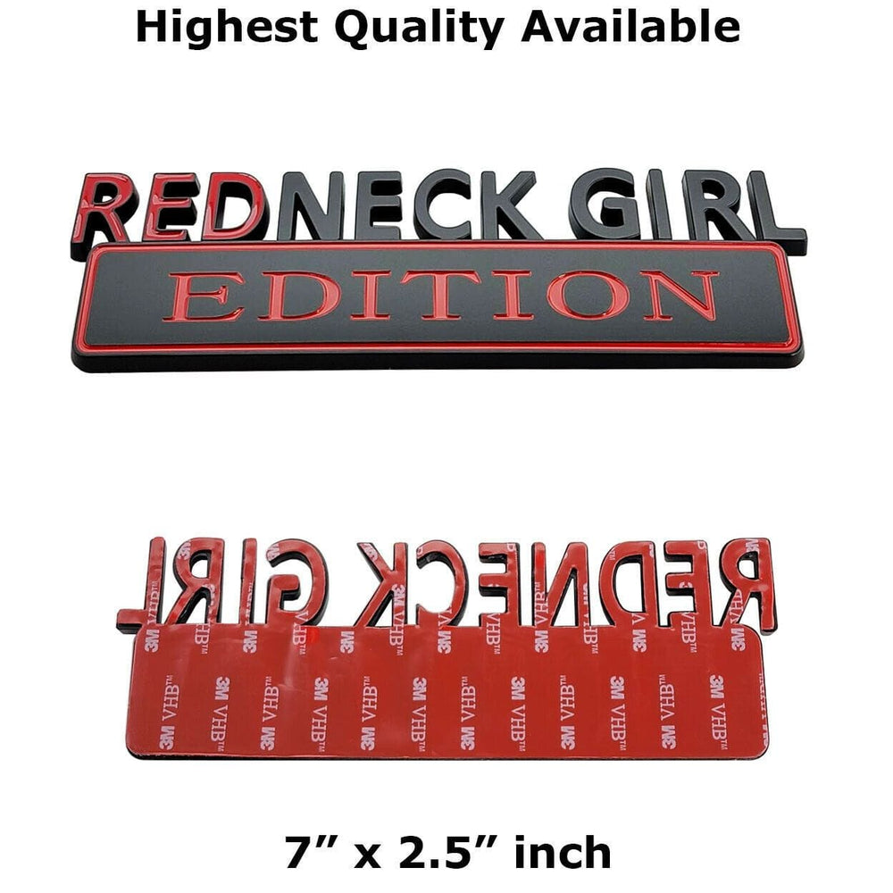 Redneck Girl Edition Emblem