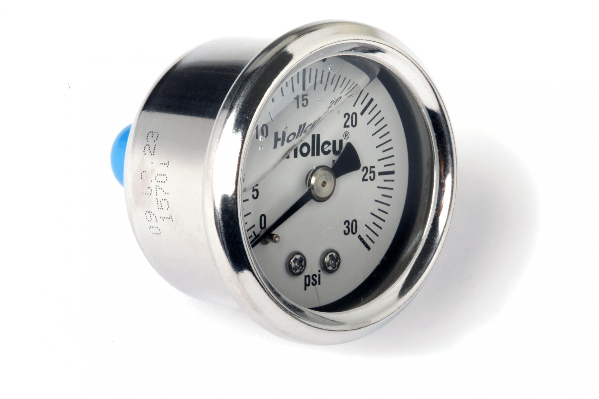 Fuel Pressure Gauge Liquid-Filled Mechanical 0-30 PSI Holley