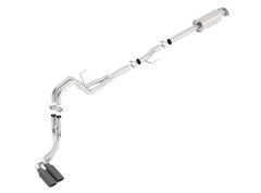 Borla 15-16 Ford F-150 3.5L EcoBoost Ext. Cab Std. Bed Black Chrome Catback Exhaust ATAK Truck Side Exit - additional view 2