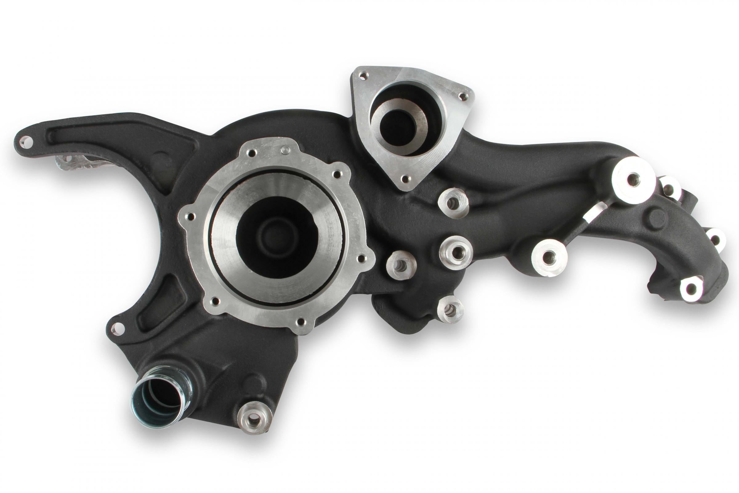 Manifold-Bracket Kit, LT4 Dry Black Bracket Kit GM LT4 Dry System Black Holley