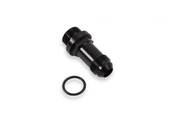 Fuel Inlet Fitting Long -8AN Male Fuel Inlet Fitting (Black ) with -8AN O-Ring Threads for Ultra XP Fuel Bowls Holley