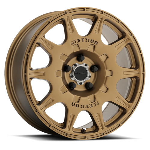 Aluminum Wheels 17x8 Rally MR502 Bolt Pattern 5 On 100 Offset 38 Lip Size 0 Method Bronze BRZ Method