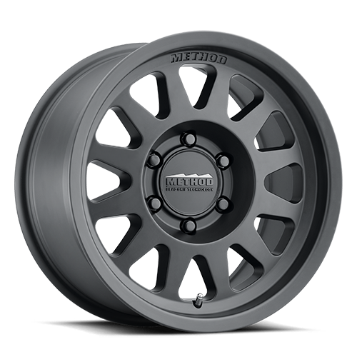 Aluminum Wheels 17x8.5 Bead Grip MR704 Bolt Pattern 5 On 127 Offset 0 Lip Size 1.81 Matte Black MB Method
