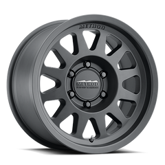Aluminum Wheels 17x8.5 Bead Grip MR704 Bolt Pattern 6 On 135 Offset 0 Lip Size 1.81 Matte Black MB Method