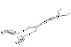 Borla 16-17 Camaro SS 6.2L Dual Tip Dual Split Rear Exit Dual Mode Catback Exhaust (NPP) - additional view