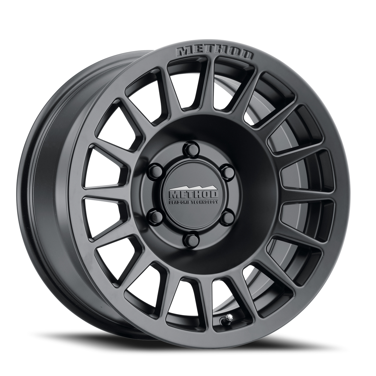 Aluminum Wheels 18x9 Bead Grip MR707 Bolt Pattern 6 On 139.7 Offset 18 Lip Size 0 Matte Black MB Method
