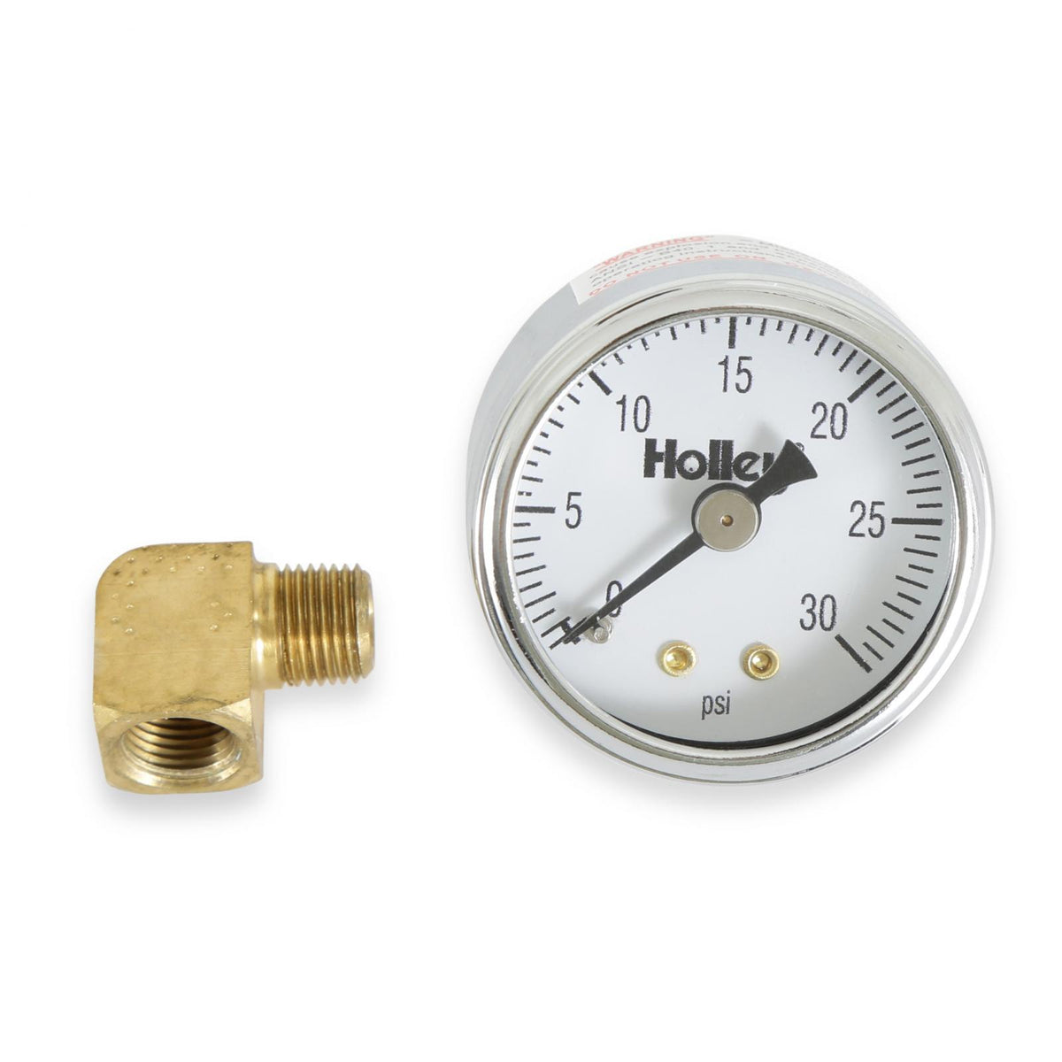 Fuel Pressure Gauge Mechanical 0-30 PSI Holley