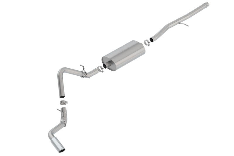 Borla 2019 Silv/Sierra C/B Exhaust Touring 1500 5.3L V8 AT 2&4WD EC STB(78.8) CC SB(69.3) 147.4 WB