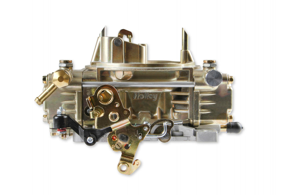 Classic Carburetor 465 CFM 4160 Vacuum Secondaries Gold Dichromate Gasoline Holley