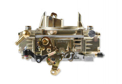 Classic Carburetor 465 CFM 4160 Vacuum Secondaries Gold Dichromate Gasoline Holley