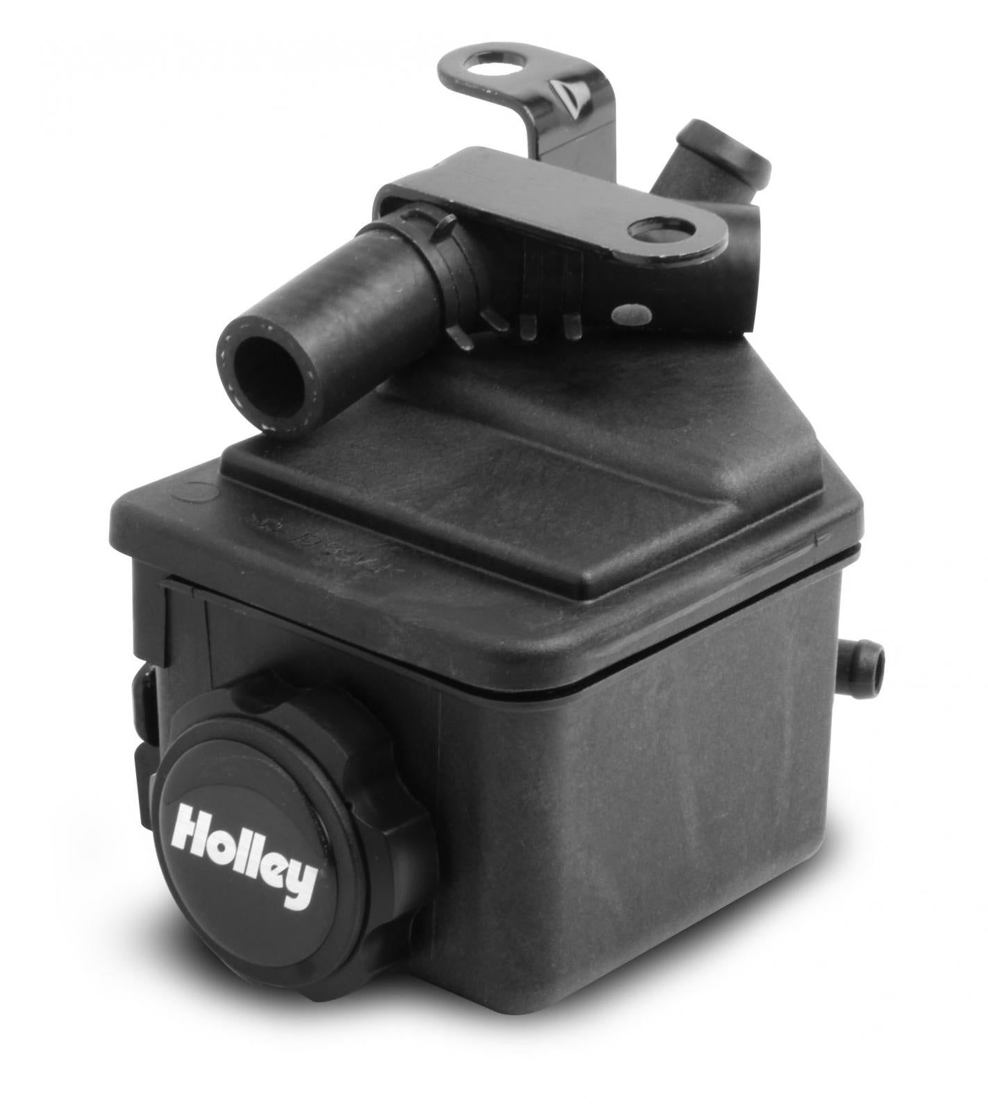 P/S Reservoir Kit for LS Brackets Kit Includes Everything Needed to Add a Power Steering Fluid Reservoir to Any of Holley's Driver's Side LS Accessory Drive Brackets Holley