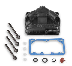 Hard Core Gray Aluminum Center Hung V Bowl Kit Primary Convert Anything from Your Old 3310 to a Dominator to Holley's New Aluminum Fuel Bowls! Holley