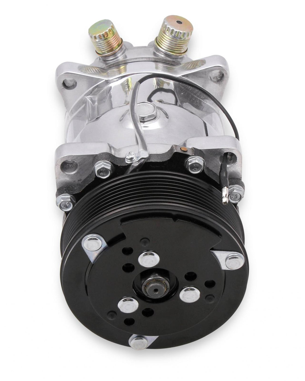 SD508 A/C Compressor Polished Holley